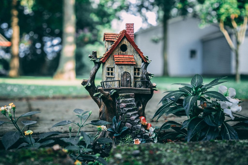 Tiny house in garden