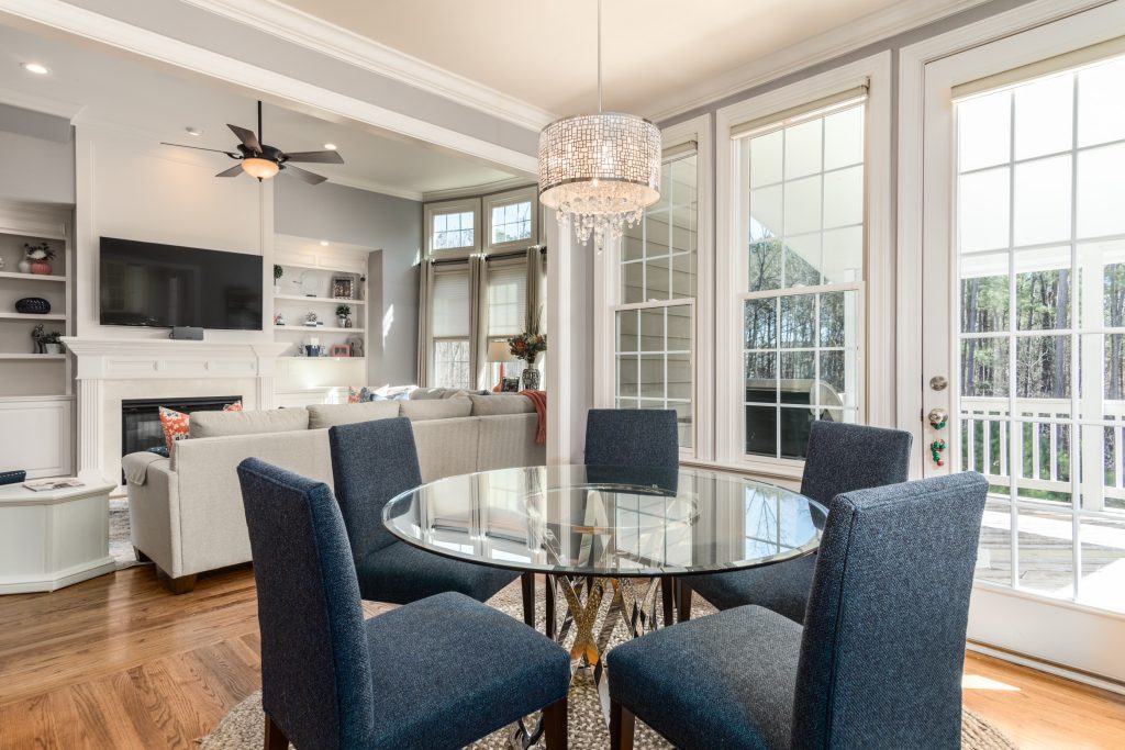 Home staging of kitchen and dining room
